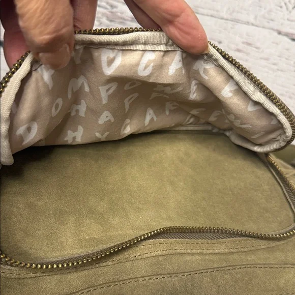 Aimee Kestenberg Away We Go Olive Green Suede leather Women's Bag - Picture 13 of 15